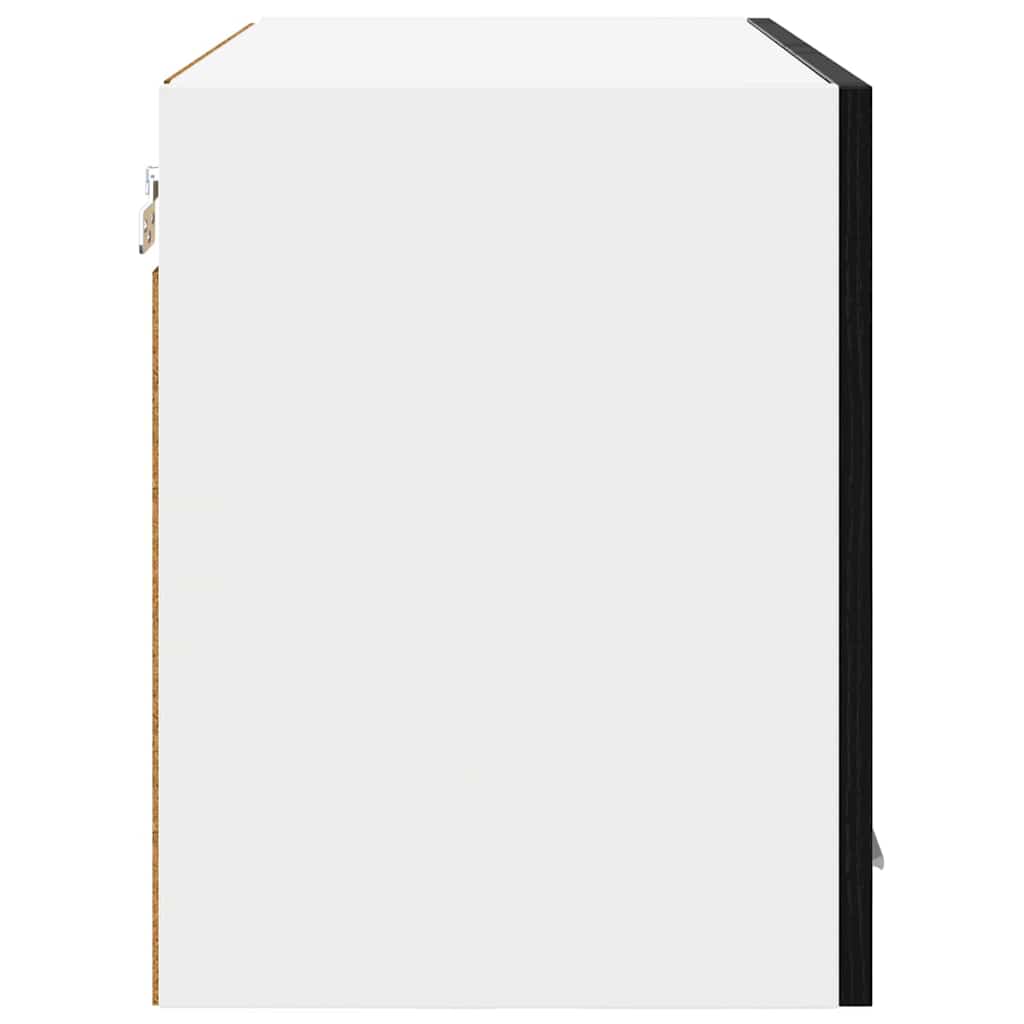 vidaXL Hängeschrank Schwarz Eichen-Optik 60 x 31 x 40 cm Holzwerkstoff