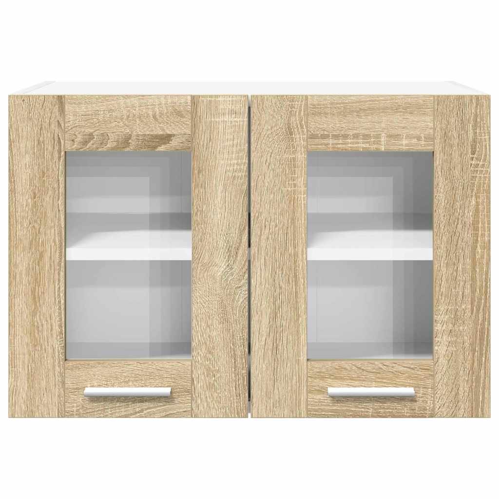 vidaXL Hängeschrank mit Tür Sonoma-Eiche 60 x 31 x 40 cm Holzwerkstoff