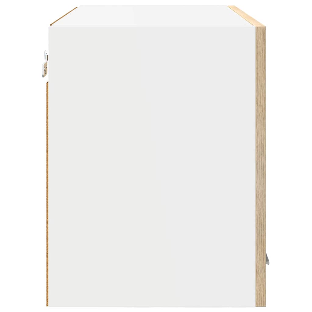 vidaXL Hängeschrank 2 pcs Sonoma-Eiche 60 x 31 x 40 cm Holzwerkstoff