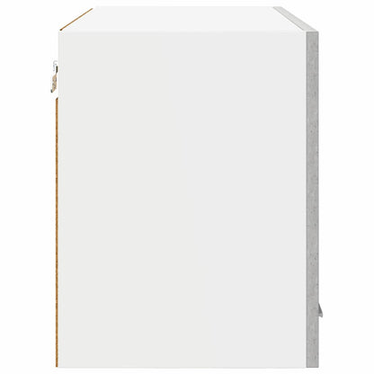 vidaXL Hängeschrank mit Tür Beton Grau 60 x 31 x 40 cm Holzwerkstoff
