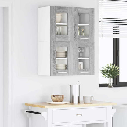 vidaXL Hängeschrank Graues Sonoma 60 x 31 x 40 cm Holzwerkstoff