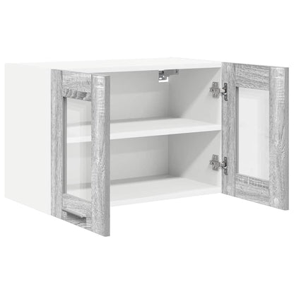 vidaXL Hängeschrank 2 pcs Graues Sonoma 60 x 31 x 40 cm Holzwerkstoff