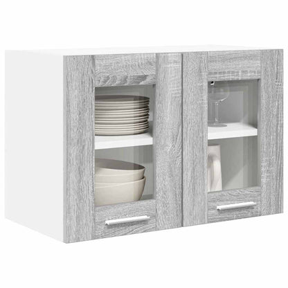 vidaXL Hängeschrank 2 pcs Graues Sonoma 60 x 31 x 40 cm Holzwerkstoff