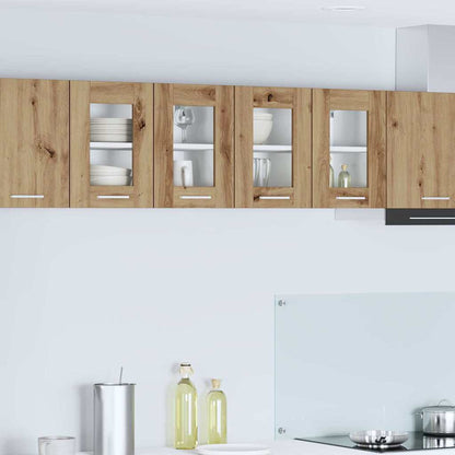 vidaXL Hängeschrank Artisan-Eiche 60 x 31 x 40 cm Holzwerkstoff