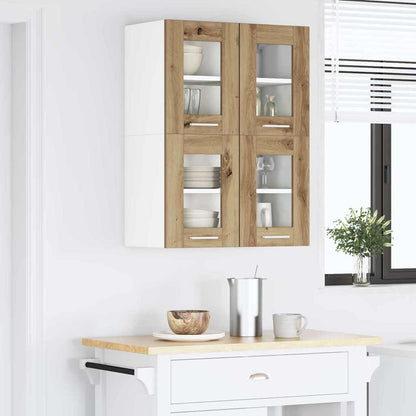 vidaXL Hängeschrank Artisan-Eiche 60 x 31 x 40 cm Holzwerkstoff