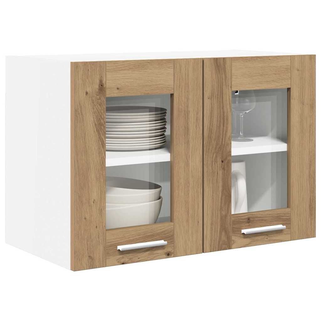 vidaXL Hängeschrank Artisan-Eiche 60 x 31 x 40 cm Holzwerkstoff
