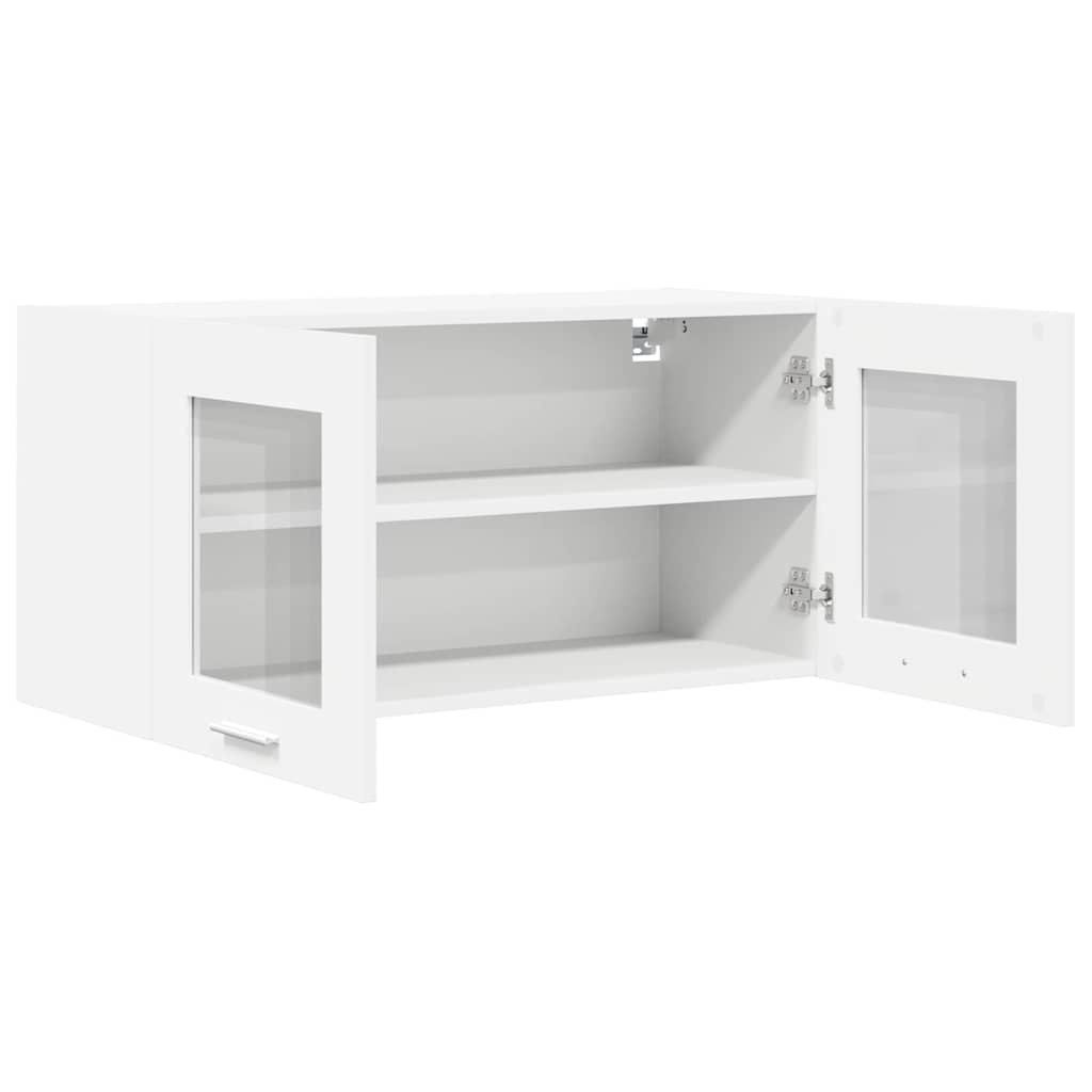 vidaXL Hängeschrank mit Speicher Weiß 80 x 31 x 40 cm Holzwerkstoff