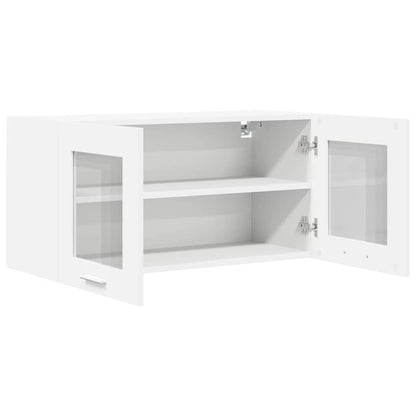 vidaXL Hängeschrank mit Speicher Weiß 80 x 31 x 40 cm Holzwerkstoff