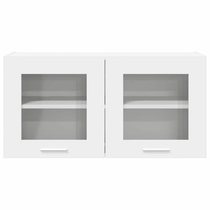 vidaXL Hängeschrank mit Speicher Weiß 80 x 31 x 40 cm Holzwerkstoff