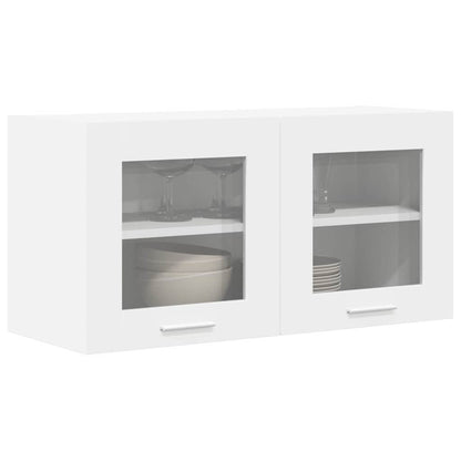 vidaXL Hängeschrank mit Speicher Weiß 80 x 31 x 40 cm Holzwerkstoff