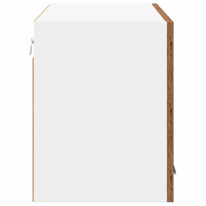 vidaXL Hängeschrank Altes Holz und Weiß 80 x 31 x 40 cm Holzwerkstoff
