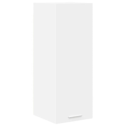 vidaXL Hängeschrank mit Tür 2 pcs Weiß 30 x 31 x 80 cm Holzwerkstoff