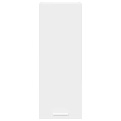 vidaXL Hängeschrank mit Tür 2 pcs Weiß 30 x 31 x 80 cm Holzwerkstoff