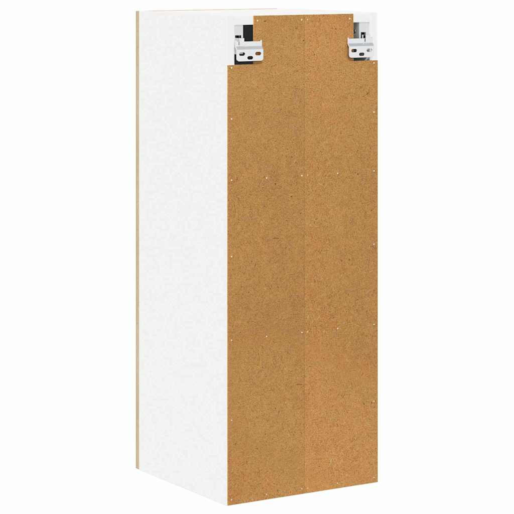 Hängeschrank 2 pcs Sonoma-Eiche und Weiß 30 x 31 x 80 cm