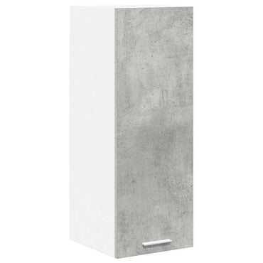 vidaXL Hängeschrank Betongrau und Weiß 30 x 31 x 80 cm Holzwerkstoff