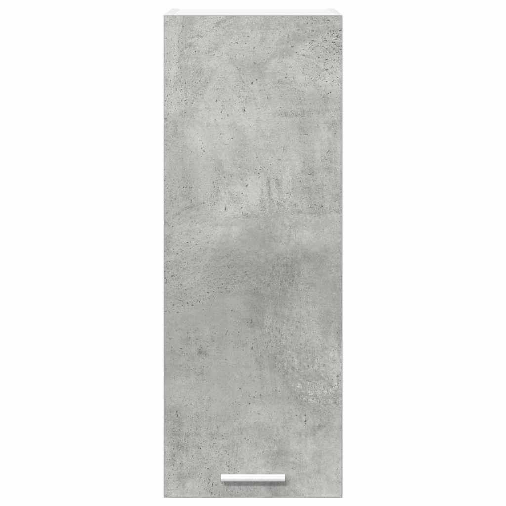 vidaXL Hängeschrank Betongrau und Weiß 30 x 31 x 80 cm Holzwerkstoff