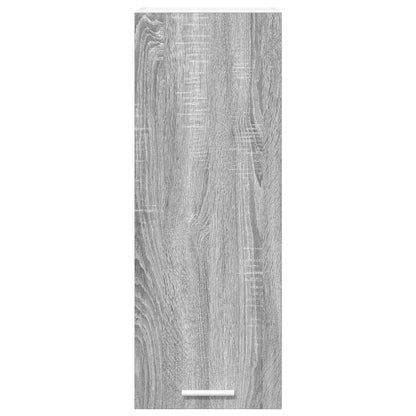 vidaXL Hängeschrank Grau Sonoma und Weiß 30 x 31 x 80 cm Holzwerkstoff