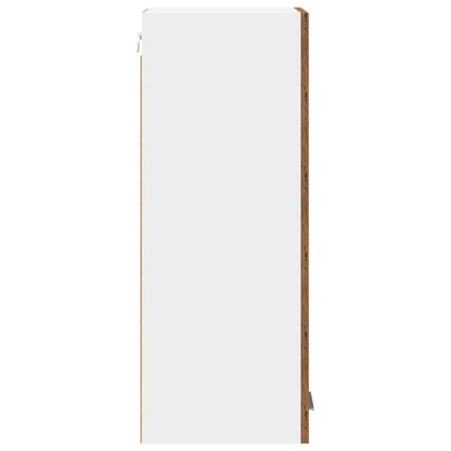 vidaXL Hängeschrank Altes Holz und Weiß 30 x 31 x 80 cm Holzwerkstoff