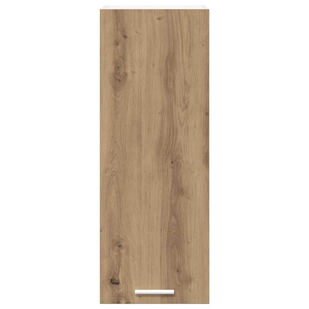 vidaXL Hängeschrank 2 pcs Artisan-Eiche und Weiß 30 x 31 x 80 cm