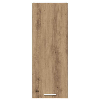 vidaXL Hängeschrank 2 pcs Artisan-Eiche und Weiß 30 x 31 x 80 cm