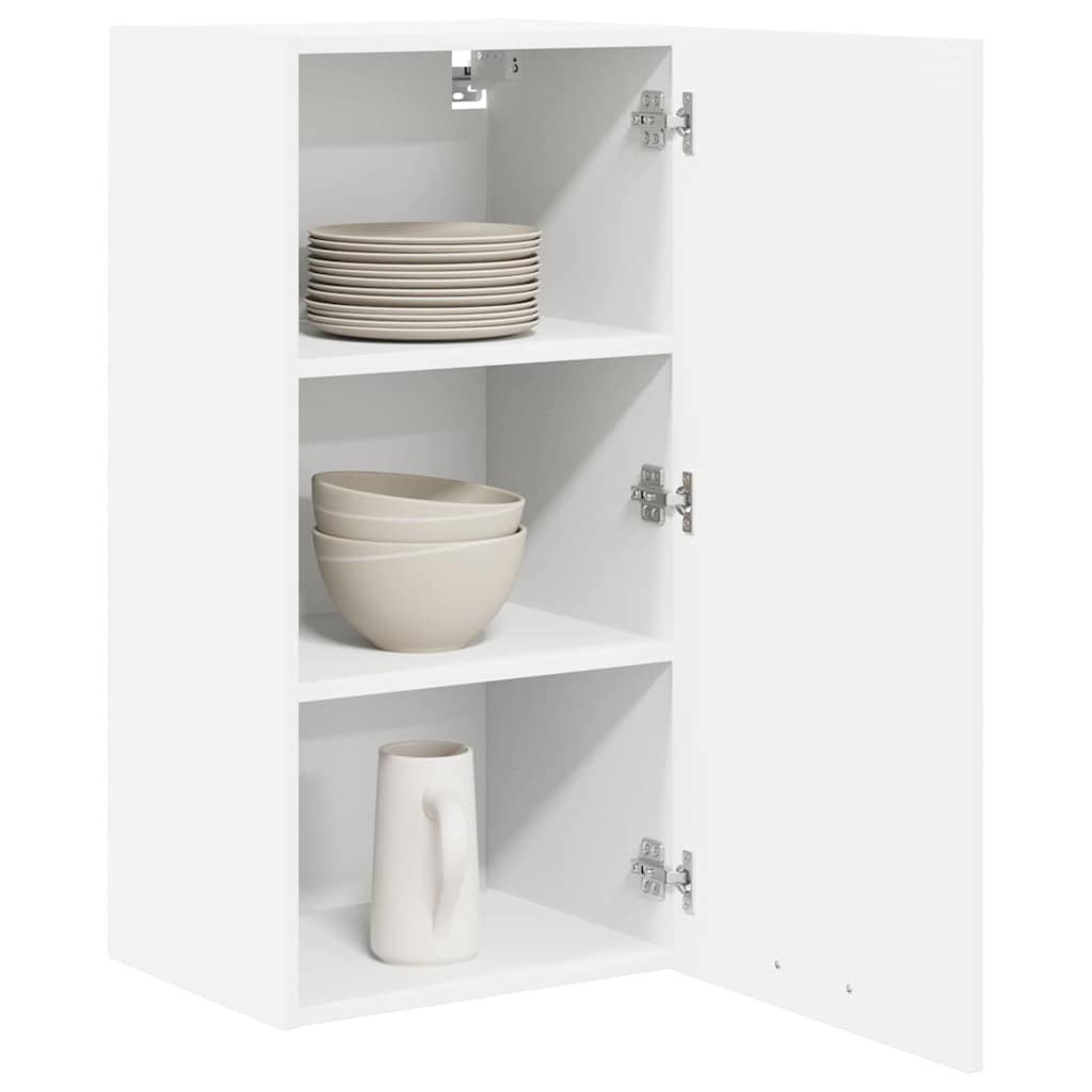 vidaXL Hängeschrank mit Speicher Weiß 40 x 31 x 80 cm Holzwerkstoff