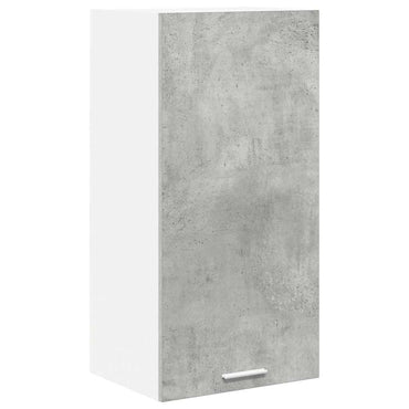 vidaXL Hängeschrank Betongrau und Weiß 40 x 31 x 80 cm Holzwerkstoff
