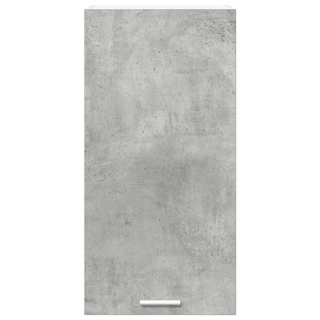 vidaXL Hängeschrank Betongrau und Weiß 40 x 31 x 80 cm Holzwerkstoff