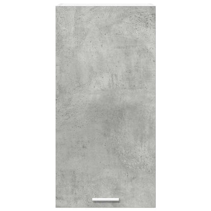 vidaXL Hängeschrank Betongrau und Weiß 40 x 31 x 80 cm Holzwerkstoff