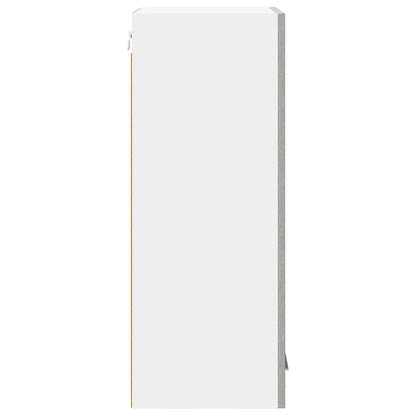 vidaXL Hängeschrank Betongrau und Weiß 40 x 31 x 80 cm Holzwerkstoff
