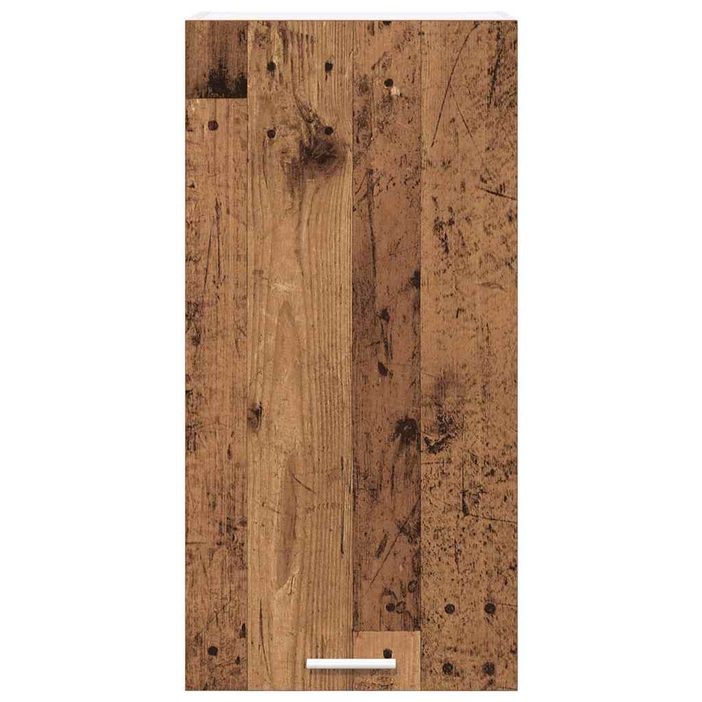 vidaXL Hängeschrank Altes Holz und Weiß 40 x 31 x 80 cm Holzwerkstoff