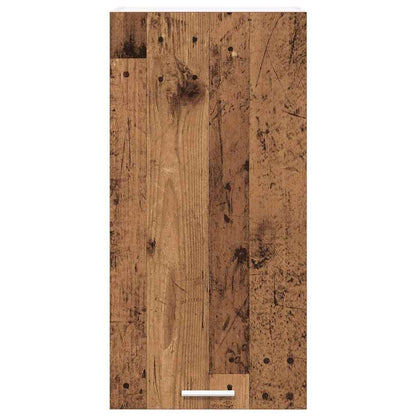 vidaXL Hängeschrank Altes Holz und Weiß 40 x 31 x 80 cm Holzwerkstoff