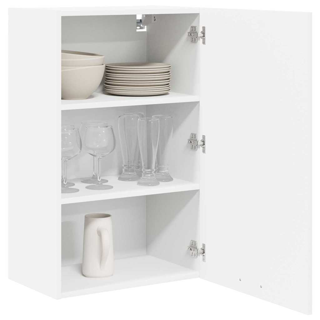 vidaXL Hängeschrank mit Speicher Weiß 50 x 31 x 80 cm Holzwerkstoff