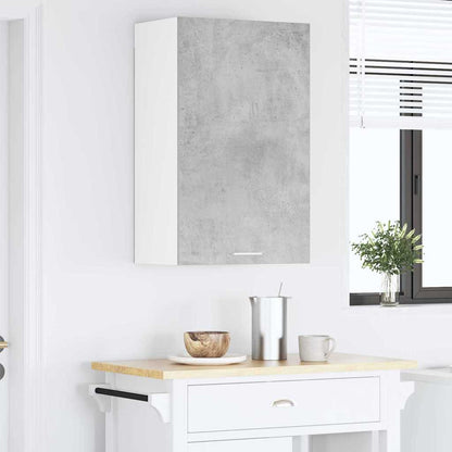 vidaXL Hängeschrank Betongrau und Weiß 50 x 31 x 80 cm Holzwerkstoff