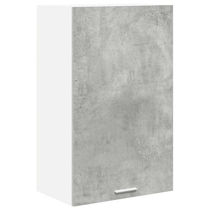 vidaXL Hängeschrank Betongrau und Weiß 50 x 31 x 80 cm Holzwerkstoff