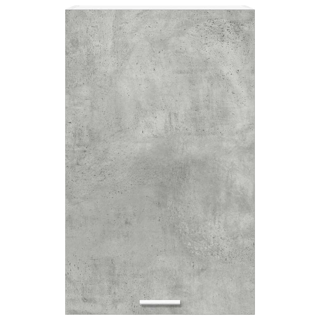 vidaXL Hängeschrank Betongrau und Weiß 50 x 31 x 80 cm Holzwerkstoff