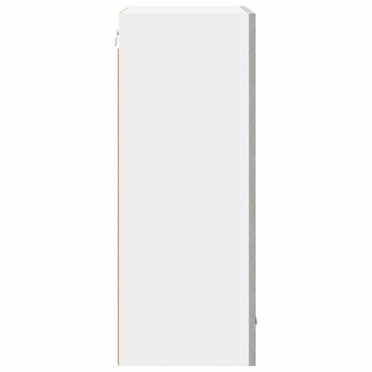 vidaXL Hängeschrank Betongrau und Weiß 50 x 31 x 80 cm Holzwerkstoff