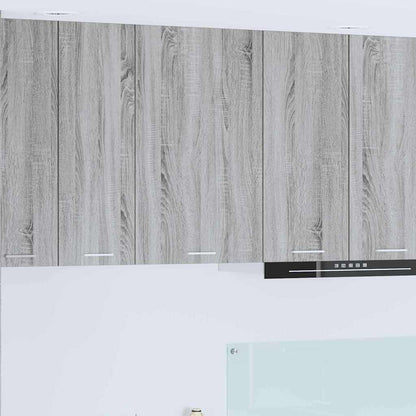 vidaXL Hängeschrank Grau Sonoma und Weiß 50 x 31 x 80 cm Holzwerkstoff