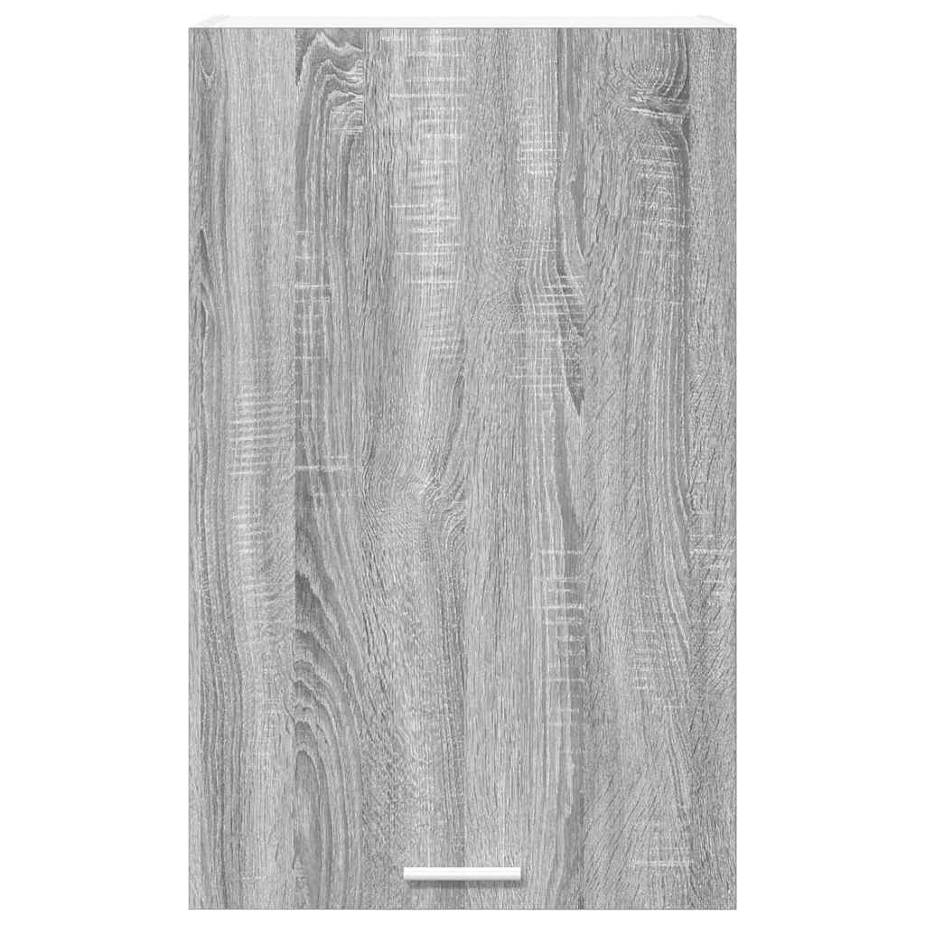vidaXL Hängeschrank Grau Sonoma und Weiß 50 x 31 x 80 cm Holzwerkstoff