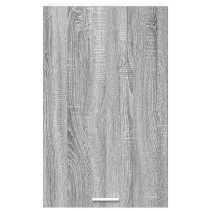 vidaXL Hängeschrank Grau Sonoma und Weiß 50 x 31 x 80 cm Holzwerkstoff