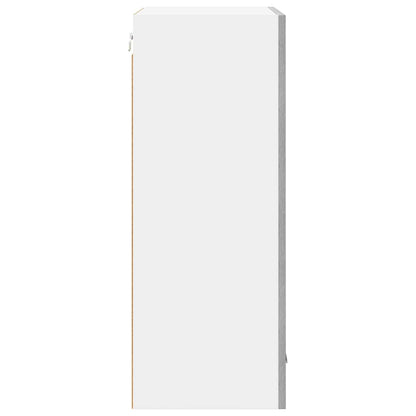 vidaXL Hängeschrank Grau Sonoma und Weiß 50 x 31 x 80 cm Holzwerkstoff
