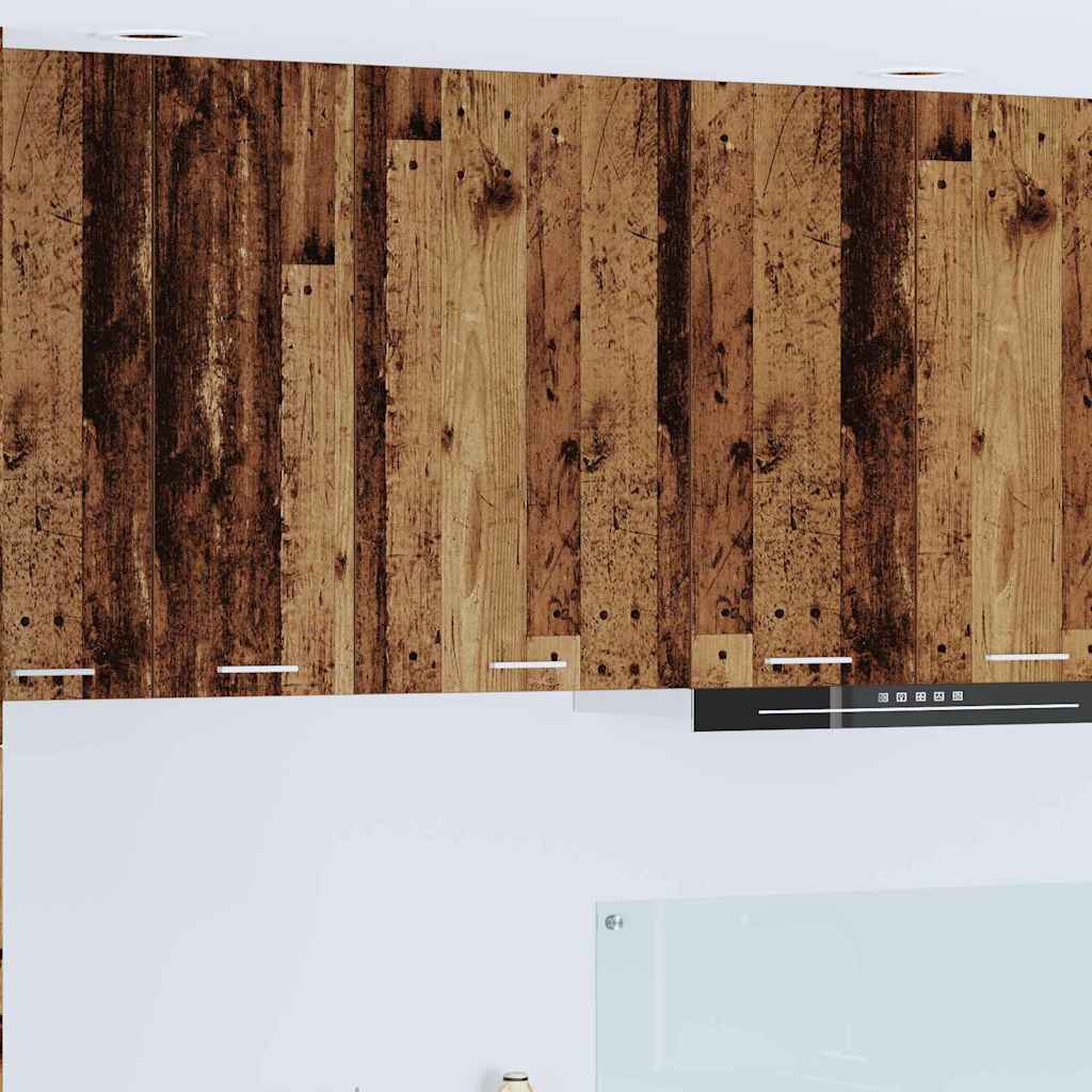 vidaXL Hängeschrank Altes Holz und Weiß 50 x 31 x 80 cm Holzwerkstoff