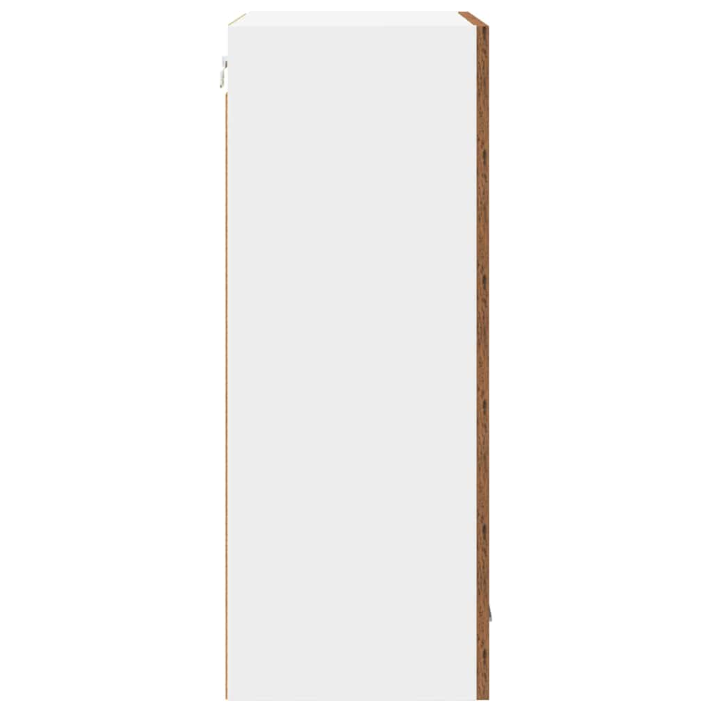 vidaXL Hängeschrank Altes Holz und Weiß 50 x 31 x 80 cm Holzwerkstoff