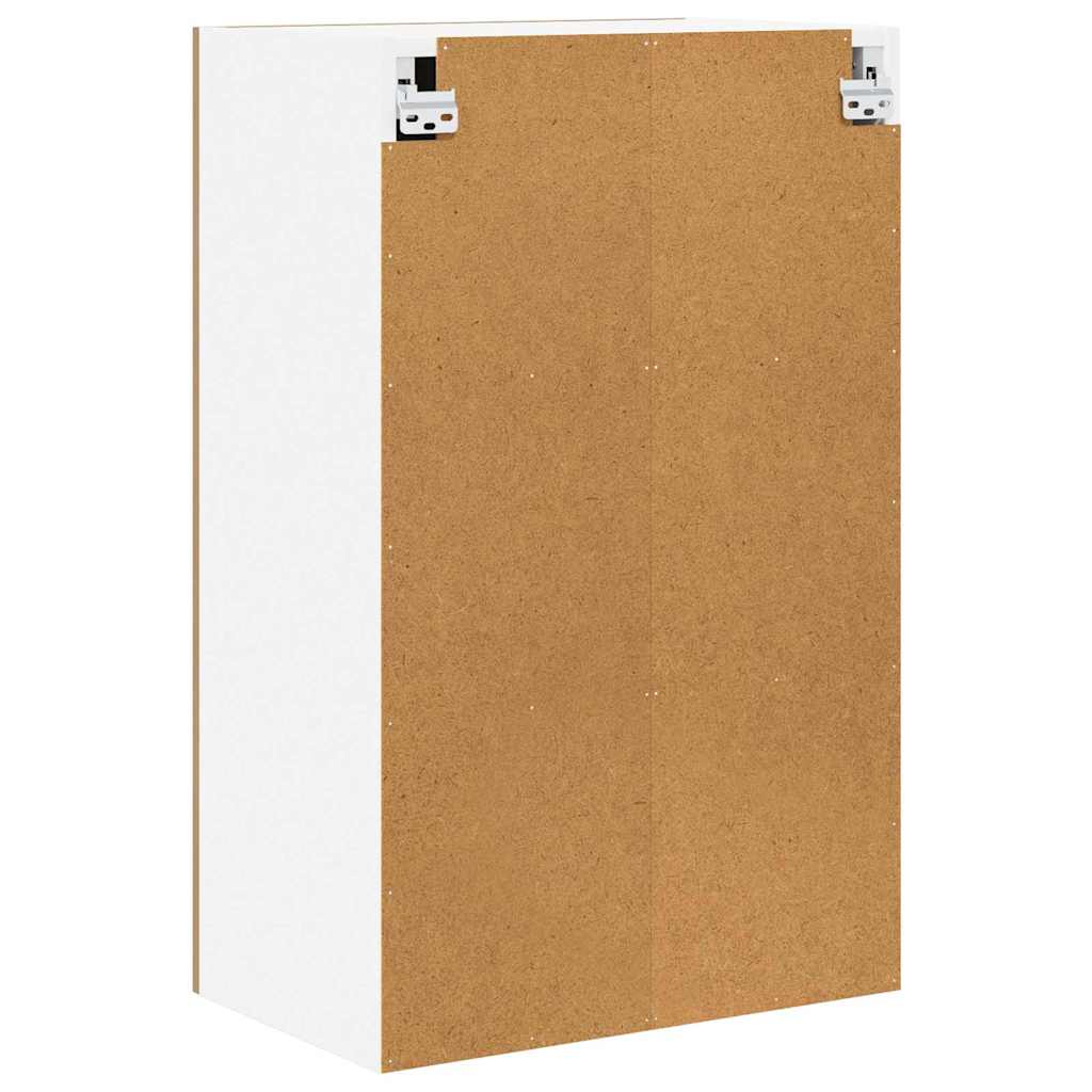 vidaXL Hängeschrank mit Tür Artisan-Eiche und Weiß 50 x 31 x 80 cm