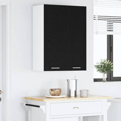 vidaXL Hängeschrank Schwarz Eichen-Optik 60 x 31 x 80 cm Holzwerkstoff