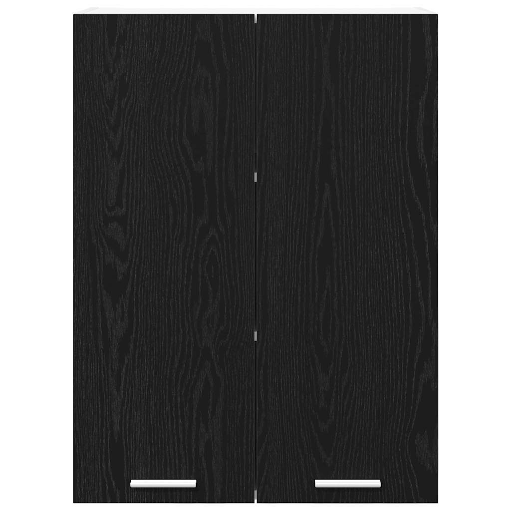 vidaXL Hängeschrank Schwarz Eichen-Optik 60 x 31 x 80 cm Holzwerkstoff