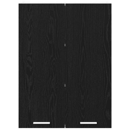 vidaXL Hängeschrank Schwarz Eichen-Optik 60 x 31 x 80 cm Holzwerkstoff