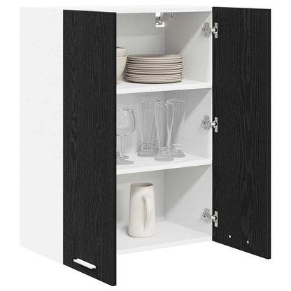 vidaXL Hängeschrank Schwarz Eichen-Optik 60 x 31 x 80 cm Holzwerkstoff