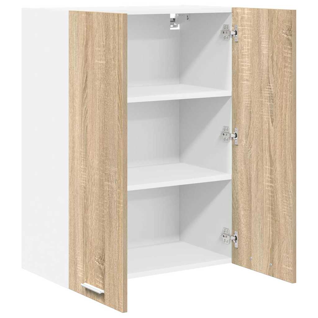 Hängeschrank mit Tür Sonoma-Eiche 60 x 31 x 80 cm Holzwerkstoff