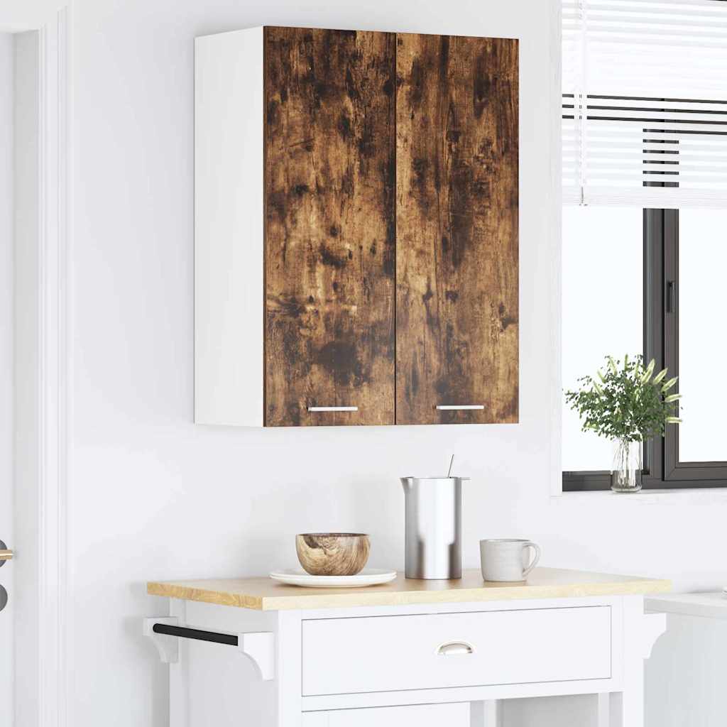 vidaXL Hängeschrank Geräucherte Eiche 60 x 31 x 80 cm Holzwerkstoff