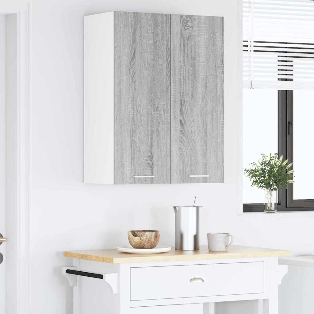vidaXL Hängeschrank Graues Sonoma 60 x 31 x 80 cm Holzwerkstoff